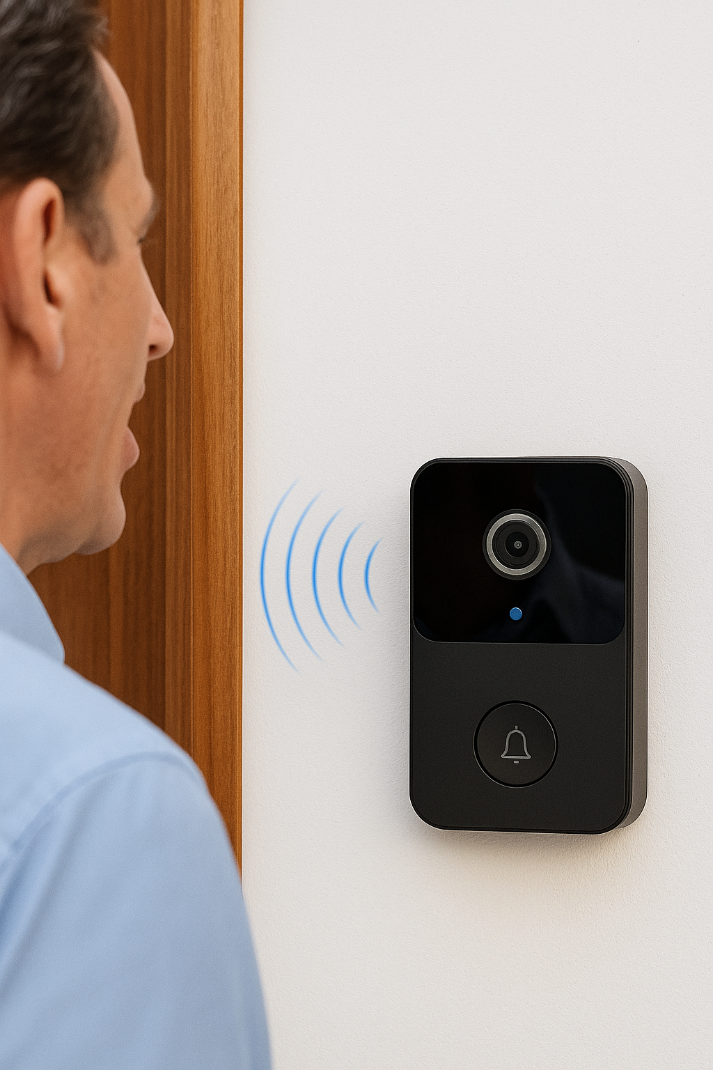 Timbre Inteligente WiFi con Cámara - Protege tu hogar