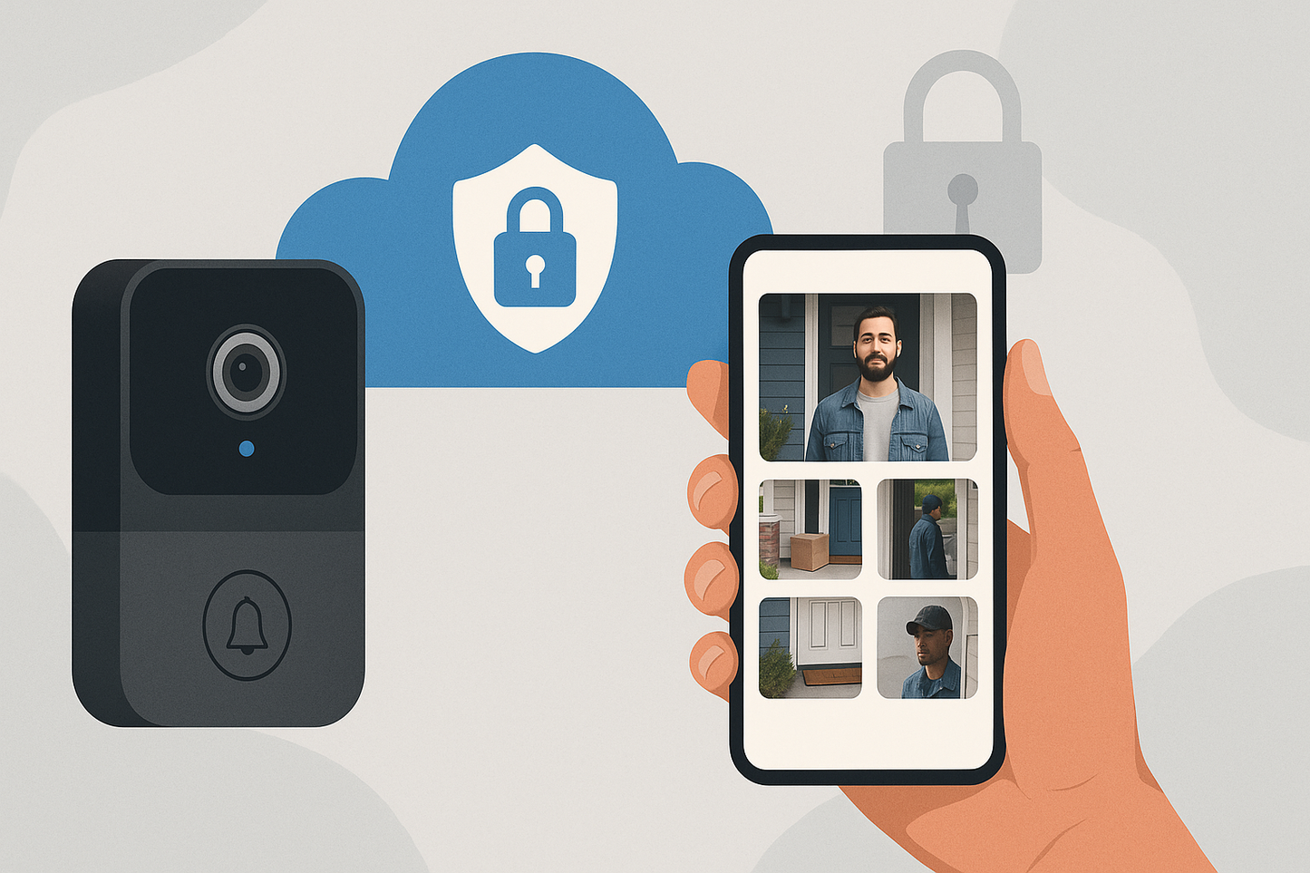 Timbre Inteligente WiFi con Cámara - Protege tu hogar