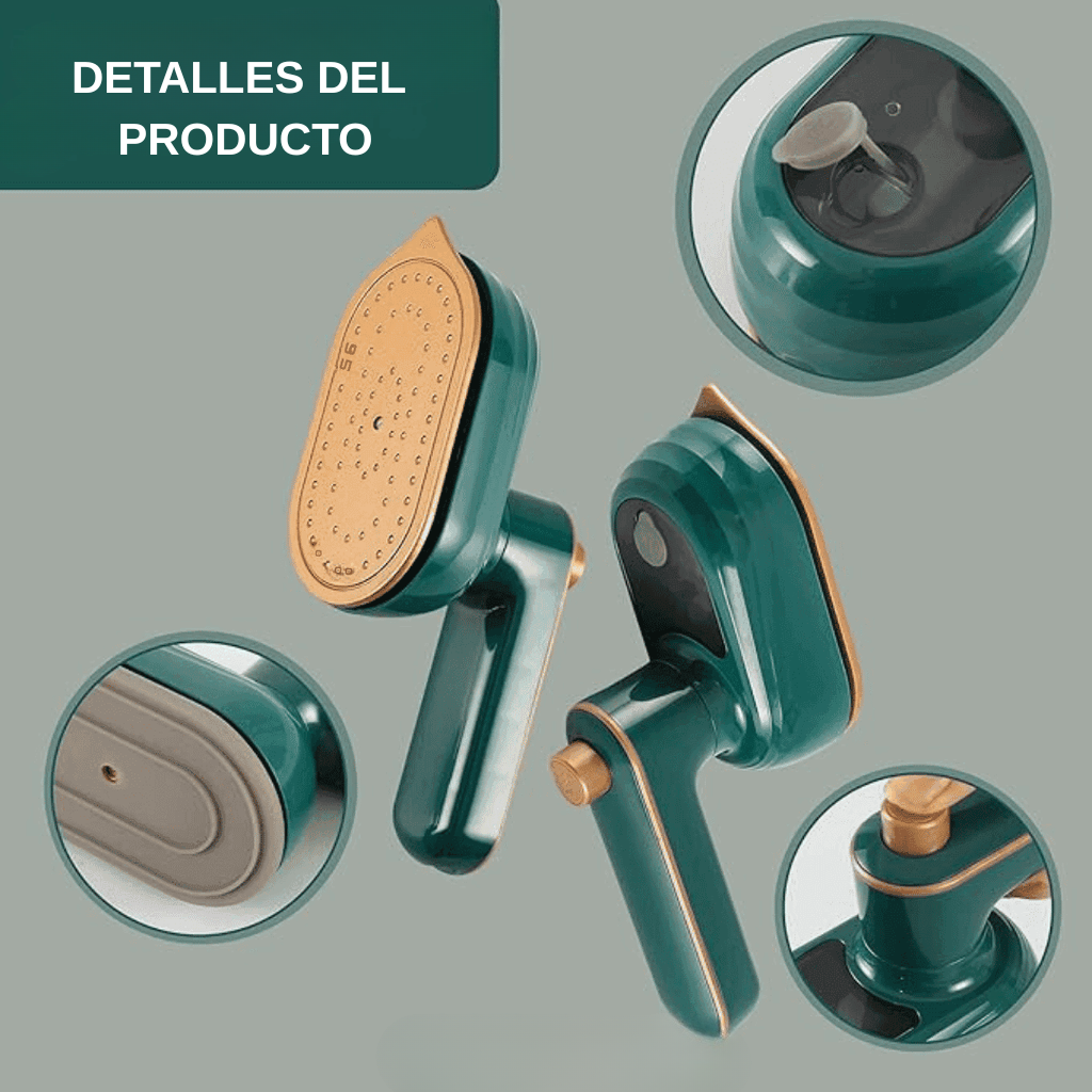 ¡Plancha de Vapor Portátil: Ropa Impecable en Segundos!