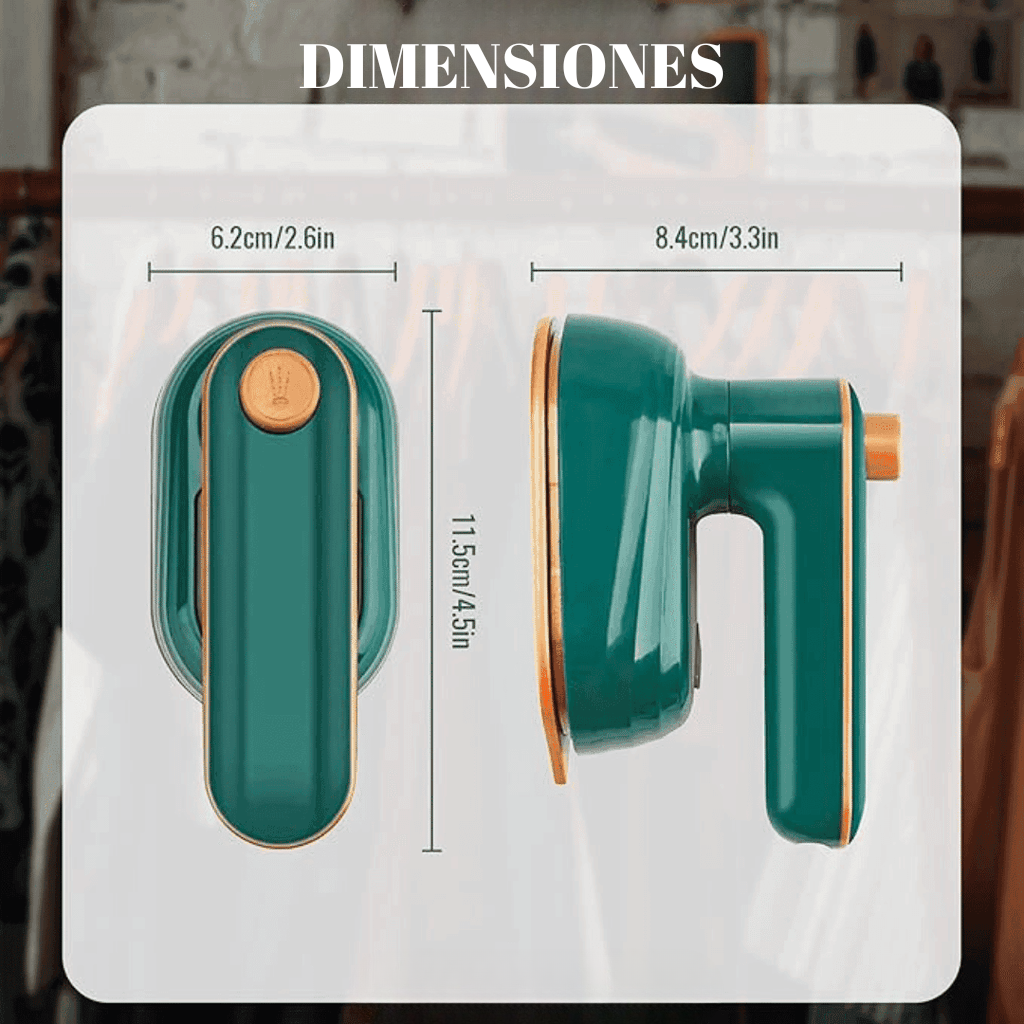 ¡Plancha de Vapor Portátil: Ropa Impecable en Segundos!