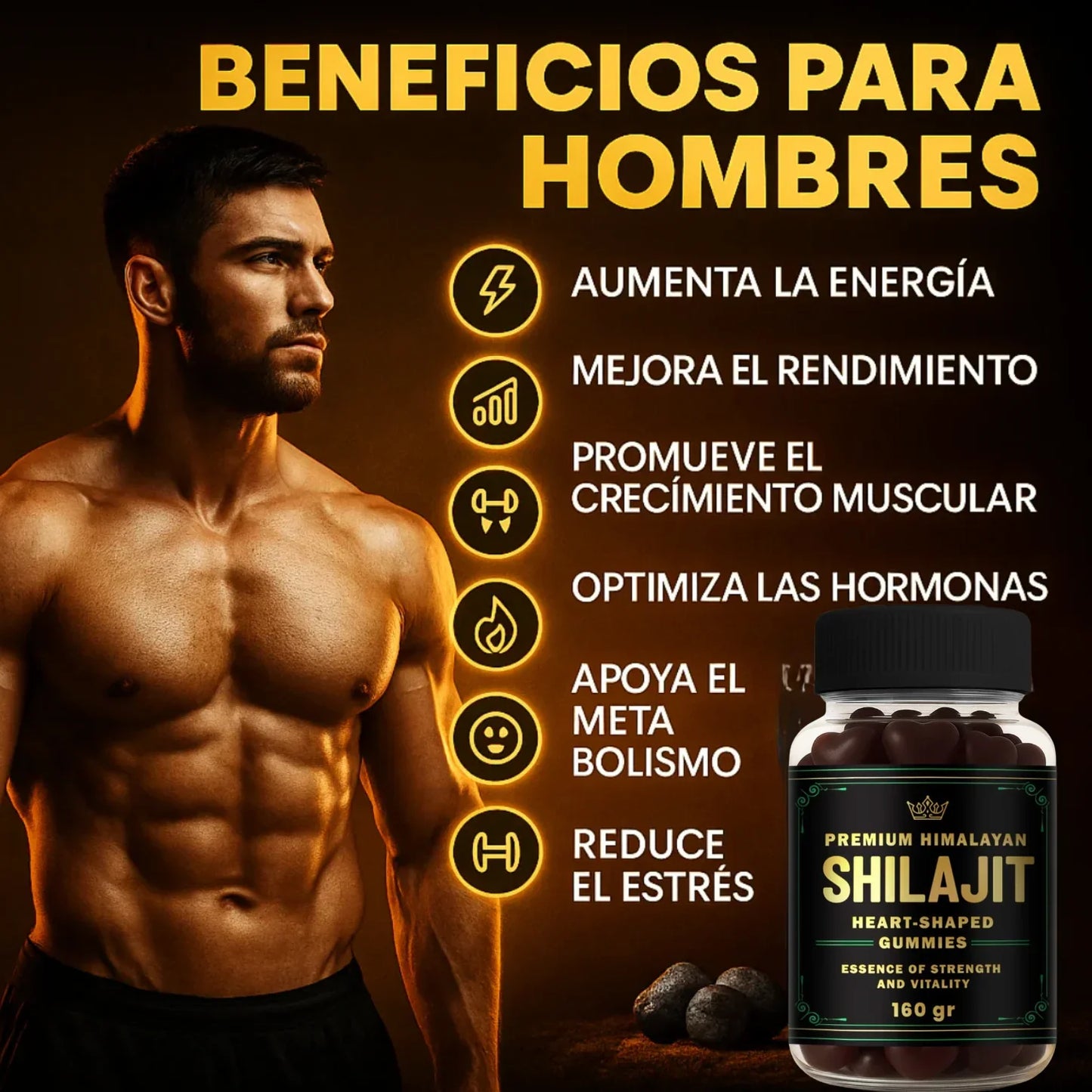 MEGA OFERTA:Recarga Tu Energía y Potencia, con Shilajit.